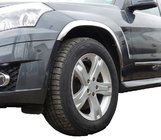 Mercedes GLK сlass X204 2008-2015 рр. Накладки на арки (4 шт, нерж) фото 1
