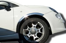 Fiat 500/500L 2013-2022 рр. Накладки на арки (4 шт, нерж) фото 1