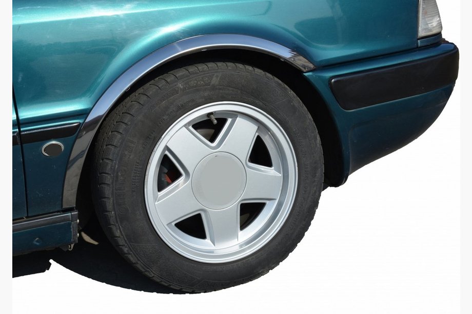 Audi 80/90 1987-1996 рр. Накладки на арки (1987-1991, 4 шт, нерж) Image