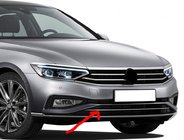 Volkswagen Passat B8 2015-2023 рр. Верхня смужка в бампер (2019+, 1 шт, нерж) фото 1