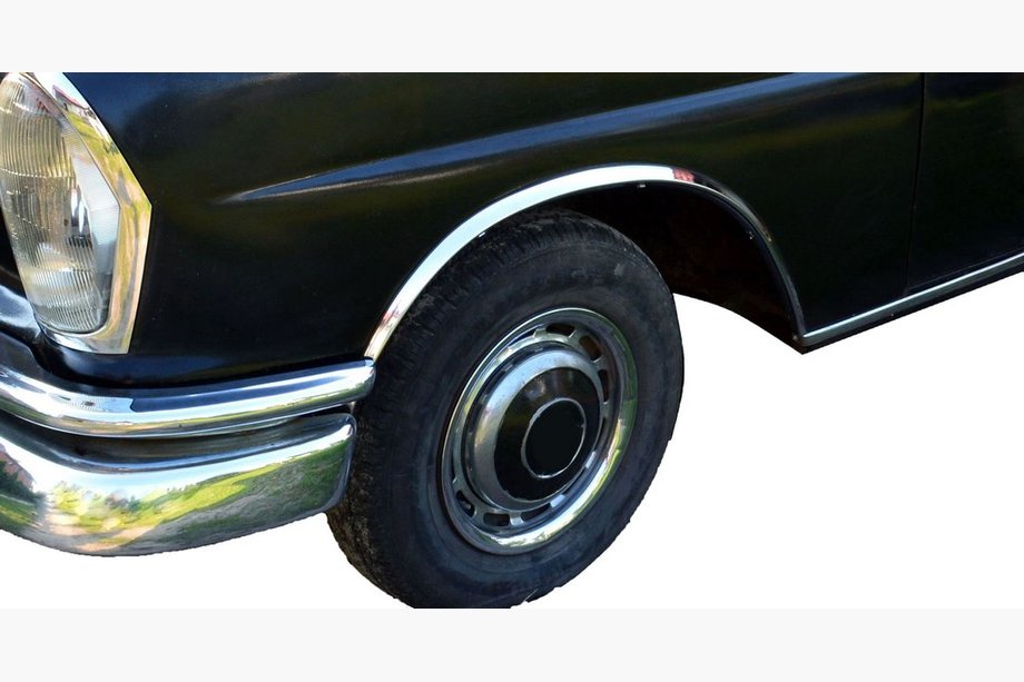 Mercedes W108 1965-1972 рр. Накладки на арки (4 шт, нерж) Image