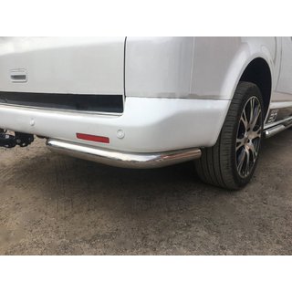 Задні куточки AK003 (2 шт., нерж) Volkswagen T6 2015-2024 рр. фото 1