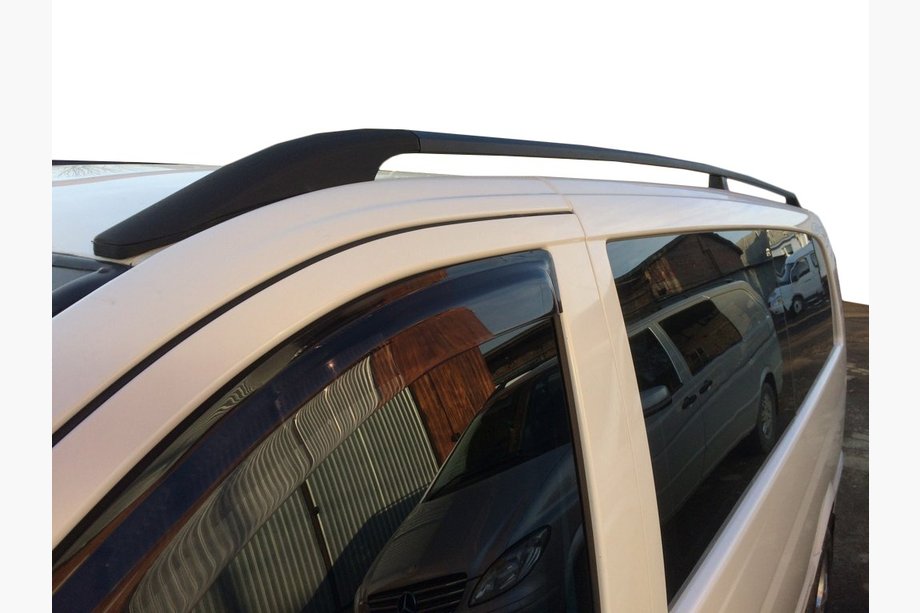 Рейлінги чорні DDU (пласт. ніжки.) Image