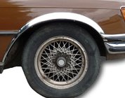 Mercedes W116 1972-1980 рр. Накладки на арки (4 шт, нерж) фото 1