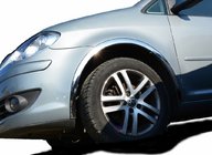 Volkswagen Touran 2003-2010 рр. Накладки на арки (4 шт, нерж) фото 1