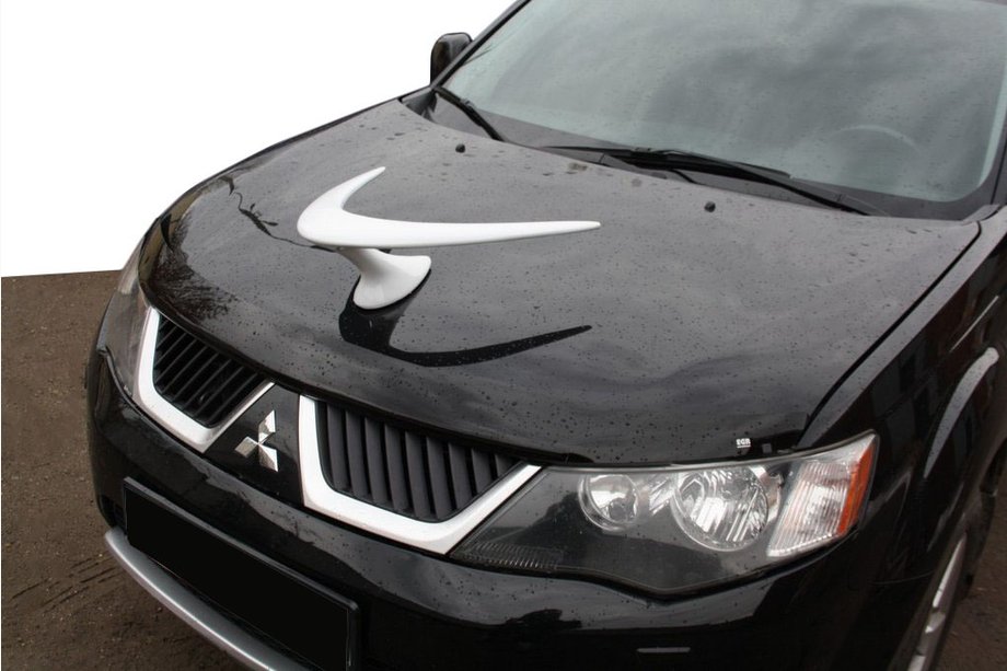 Mitsubishi Outlander 2006-2012 рр. Ластівка (під фарбування) Image