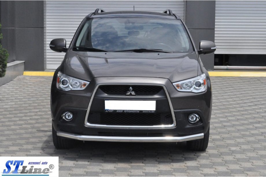 Mitsubishi ASX 2010-2023 рр. Передній захист ST008 (нерж.) Фото 3