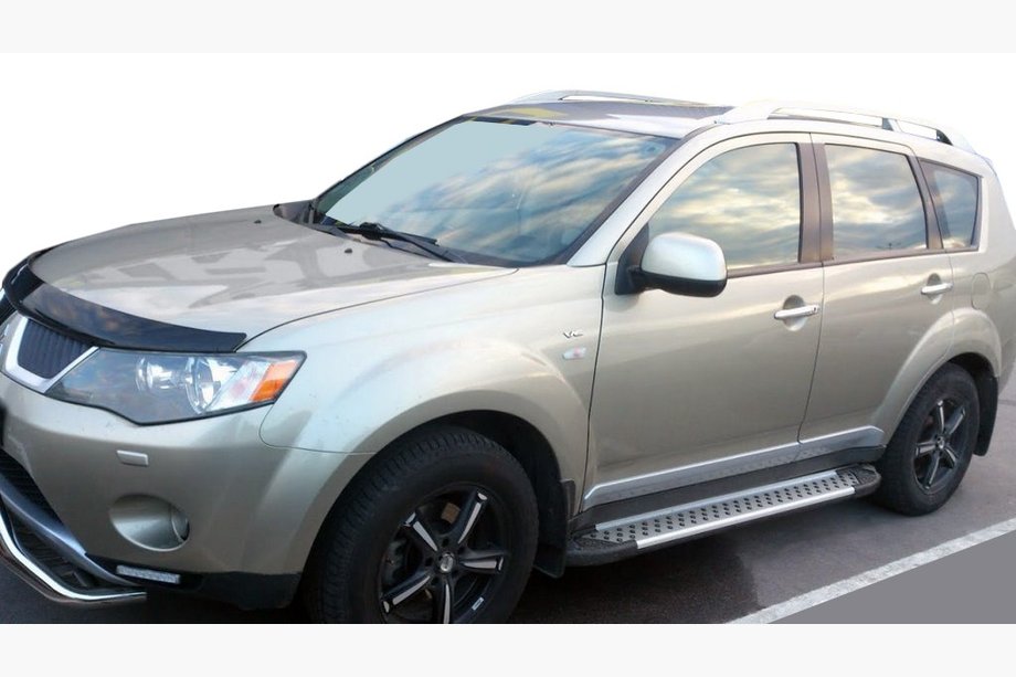 Peugeot 4007 2007-2013 рр. Бокові пороги X5-тип (2 шт., алюм.) Image