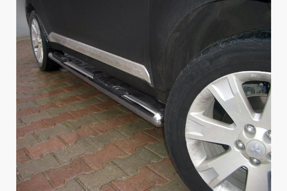 Nissan Murano 2008-2014 рр. Бічні труби (2 шт., Нерж.) Image