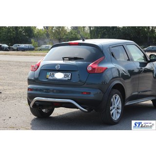 Задня дуга AK007 (нерж) Nissan Juke 2010-2019 рр. фото 2