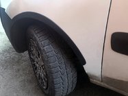 Fiat Doblo I 2001-2005 рр. Накладки на арки (4 шт, чорні) фото 1