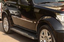 Jeep Cherokee/Liberty 2007-2013 рр. Молдинг дверей (нерж) фото 2