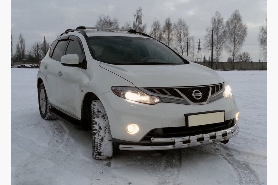 Nissan Murano 2008-2014 рр. Передній захист ST015 (нерж) Image