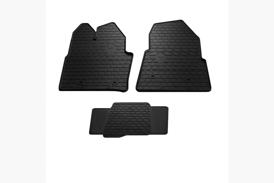 Ford Transit 2014- рр. Гумові килимки (3 шт, Stingray Premium) Image