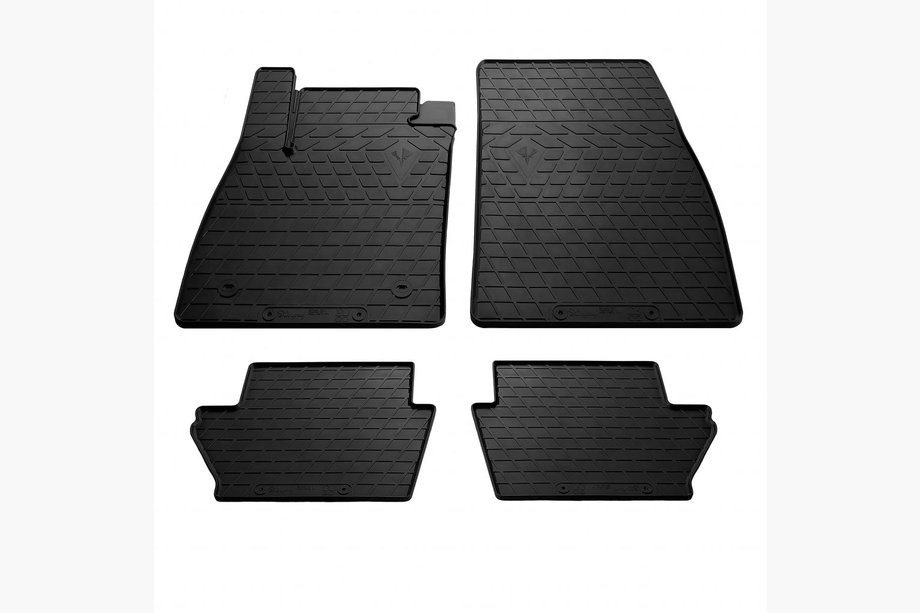 Ford Fiesta 2017- рр. Килимки Stingray (4 шт, гума) Image