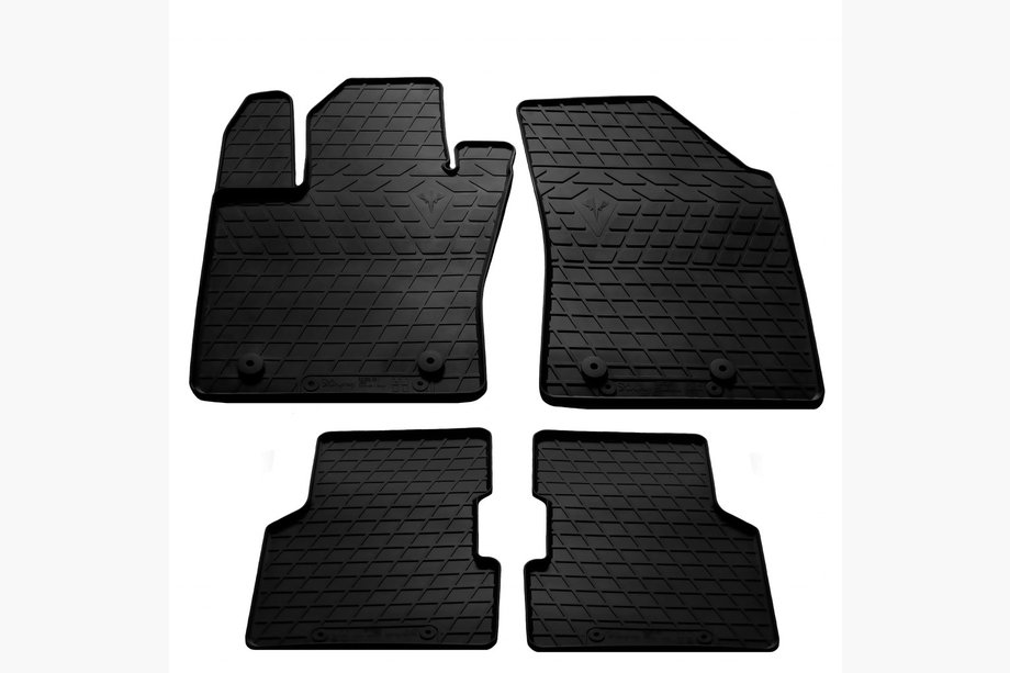 Jeep Compass 2016- рр. Гумові килимки (4 шт, Stingray Premium) Image