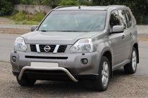 Nissan X-trail T31 2007-2014 рр. Передній захист WT007 (нерж) фото 1