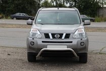 Nissan X-trail T31 2007-2014 рр. Передній захист WT007 (нерж) фото 2