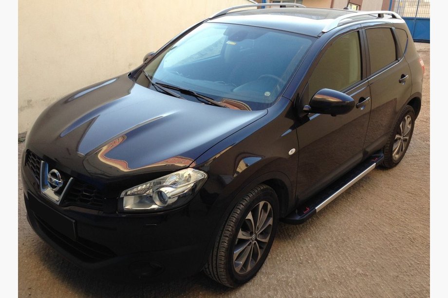Nissan Qashqai 2007-2010 рр. Бокові пороги RedLine V1 (2 шт., Алюм.) Image