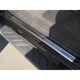 Накладки на пороги Натанико (4 шт., нерж.) Nissan Pathfinder R52 2012-2021 рр.