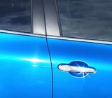 Nissan Micra K13 2011-2016 рр. Накладки на ручки (4 шт., нерж.) фото 1