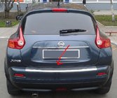 Nissan Juke 2010-2019 рр. Накладка на задній бампер OmsaLine (нерж) фото 1