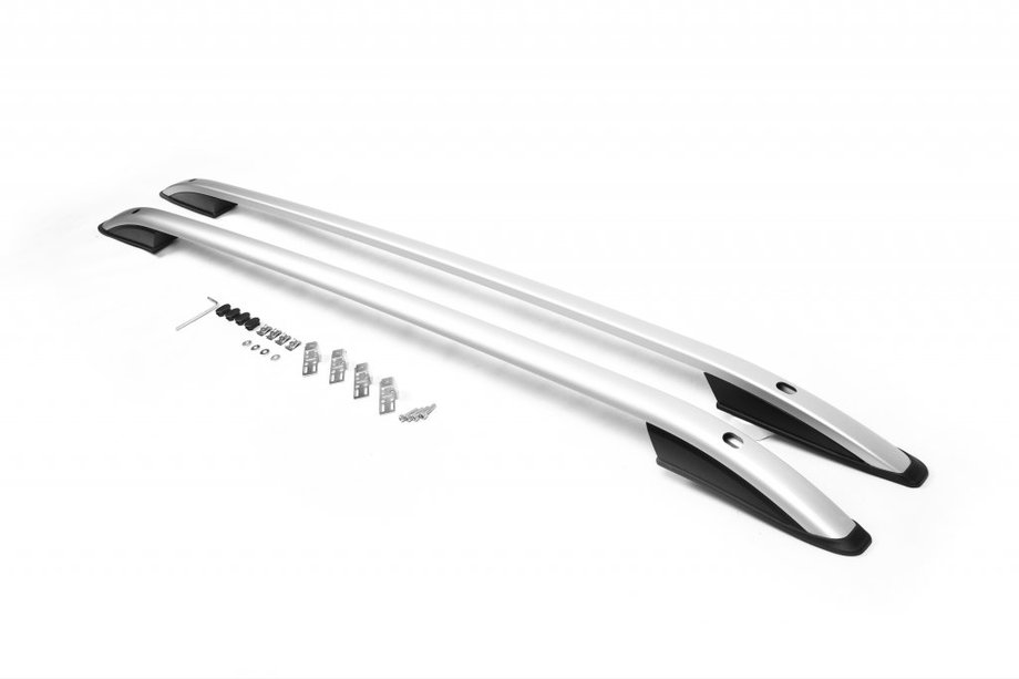 Volkswagen Touareg 2010-2018 рр. Рейлінги Skyport (сірий мат) Image