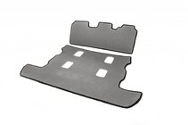Lexus LX570/450d 2008-2022 рр. Килимок багажника 2 шт (EVA, 7 місць, сірий) фото 2