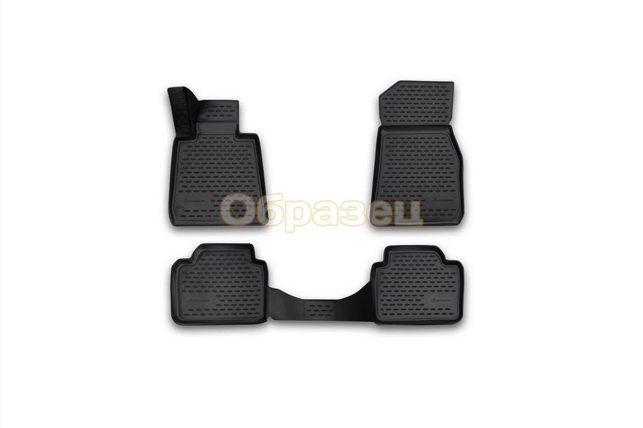 Citroen C-4 2010-2018 рр. Гумові килимки в салон (4 шт, Novline) Варіант 2 Фото 1