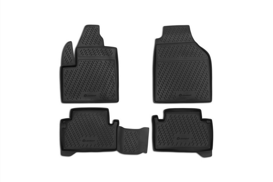 Ford Connect 2002-2006 рр. Гумові килимки в салон (4 шт, Novline) Фото 1