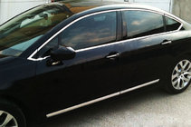 Citroen C-5 2008-2017 рр. Повний комплект окантовки стекол (12 шт, нерж.) фото 1