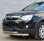 Opel Antara 2006-2017 рр. Подвійна труба (нерж.) фото 1