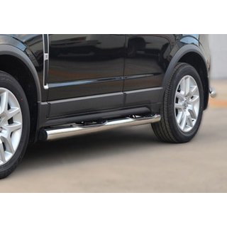 Бічні труби (2 шт., нерж.) Opel Antara 2006-2017 рр. фото 2