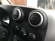 Mercedes Citan 2013-2021 рр. Окантовка внутрішніх обдування (4 шт, нерж) фото 1