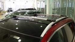 Nissan Pathfinder R51 2005-2014 рр. Перемички на рейлінги під ключ (2 шт) Сірий фото 3