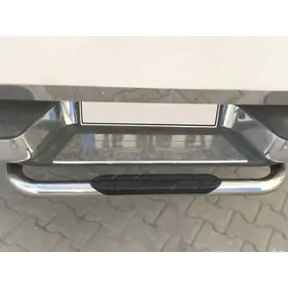 Задній захист Omsa (нерж) Fiat Fullback 2016- рр.
