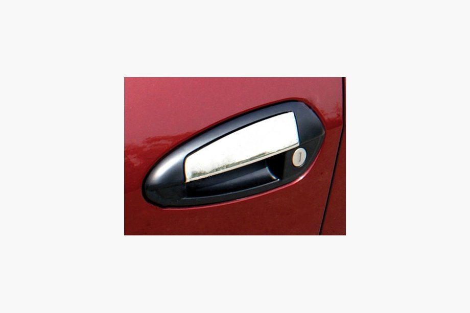 Fiat Punto Grande/EVO 2006-2018 рр. Накладки на дверні ручки (2 дверні., Нерж.) Фото 1
