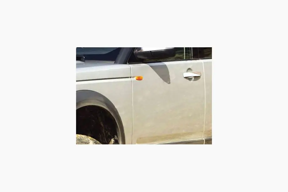 Land Rover Discovery II 1998-2004 рр. Накладки на ручки (4 шт., нерж.) Фото 1