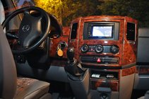 Mercedes Sprinter W906 2006-2018 рр. Накладки на панель (Meric, 50 деталей) фото 6