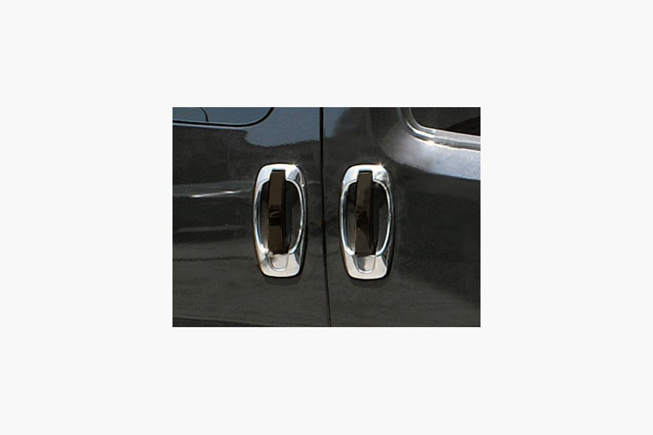 Peugeot Bipper 2008-2017 рр. Окантовка дверної ручки (нерж.) 5-и дверні. Фото 1