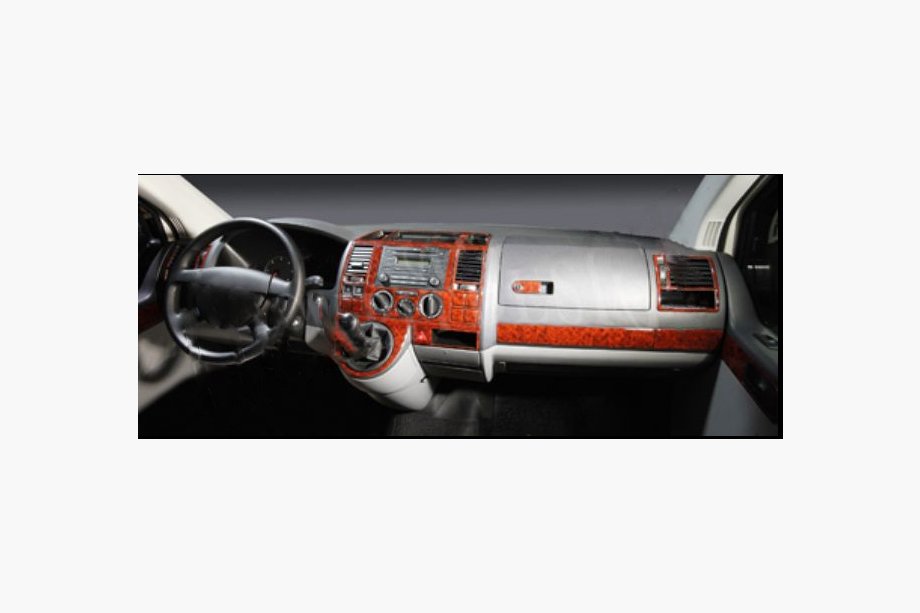 Volkswagen T5 Transporter 2003-2010 рр. Накладки на торпеду (Туреччина) Image