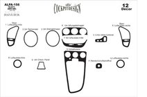 Alfa Romeo 156 1997-2007 рр. Накладки на панель (Meric) фото 3