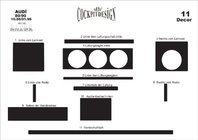Audi 80/90 1987-1996 рр. Декоративна накладка на панель фото 4