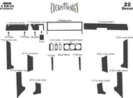 BMW 5 серія E34 1988-1995 рр. Накладки на панель фото 5