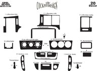 Opel Vectra B 1995-2002 рр. Накладки на панель (1995-1999) Титан фото 4