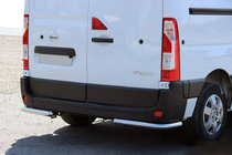 Nissan NV400 2010-2024 рр. Задні куточки AK003 (2 шт., нерж) фото 1