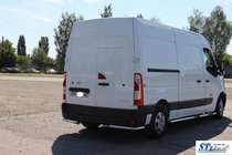 Nissan NV400 2010-2024 рр. Задні куточки AK003 (2 шт., нерж) фото 3