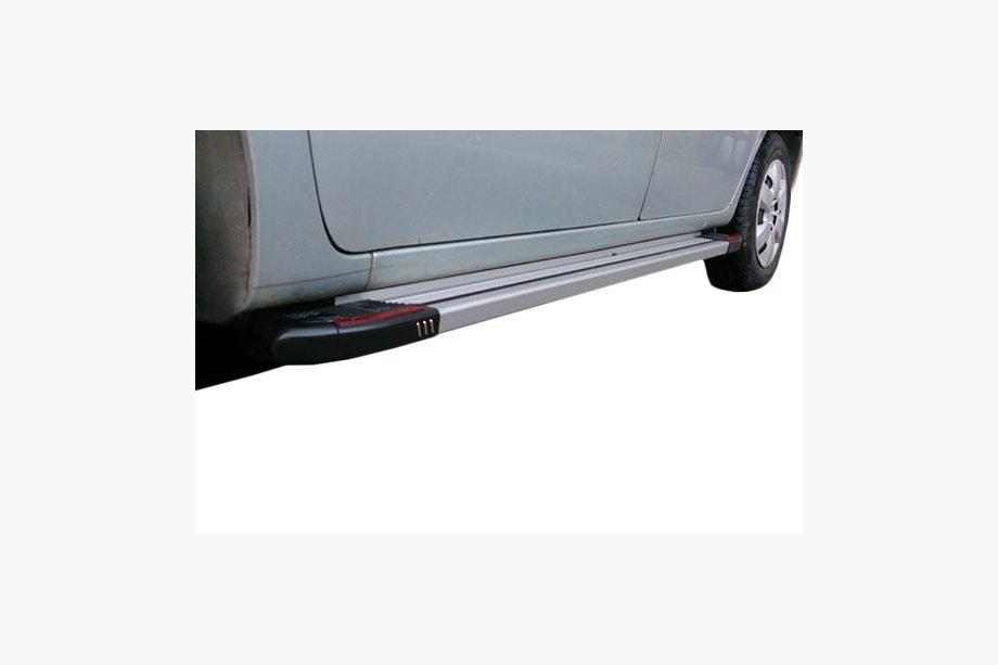 Mercedes Citan 2013-2021 рр. Бокові пороги Rainbow (2 шт., Алюміній) Image
