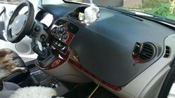 Renault Kangoo 2008-2020 рр. Накладки на панель Алюміній фото 3