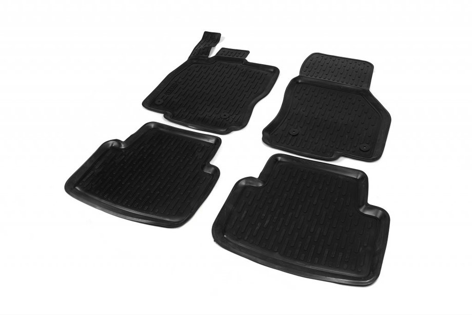 Skoda Octavia III A7 2013-2019 рр. Гумові килимки (4 шт, Niken 3D) Фото 1
